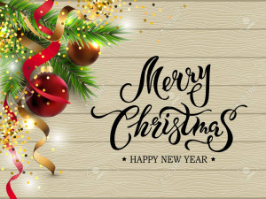 Merry Christmas, Happy New year card